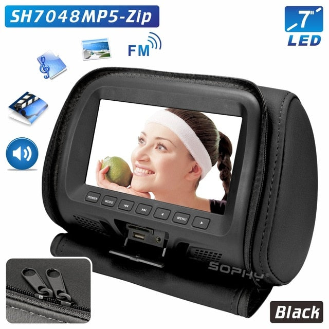 Universal 7 Inch Headrest Monitor - Nerdpic