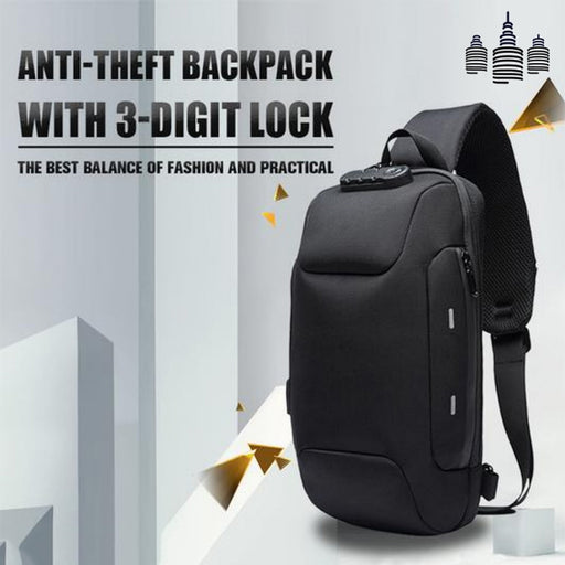 Anti-theft Backpack With 3-Digit Lock - Nerdpic
