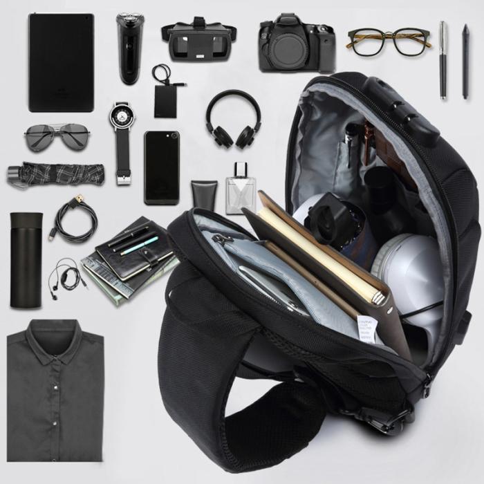 Anti-theft Backpack With 3-Digit Lock - Nerdpic
