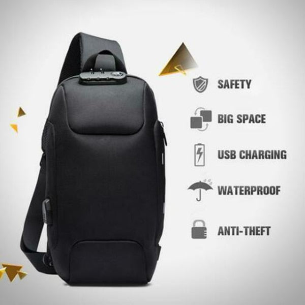Anti-theft Backpack With 3-Digit Lock - Nerdpic