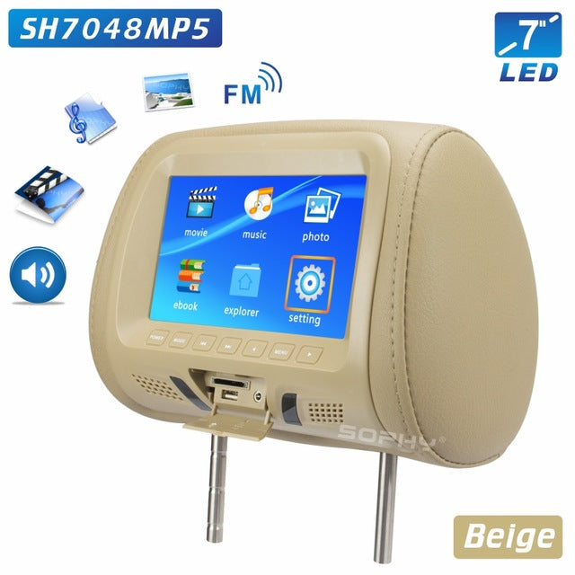 Universal 7 Inch Headrest Monitor - Nerdpic
