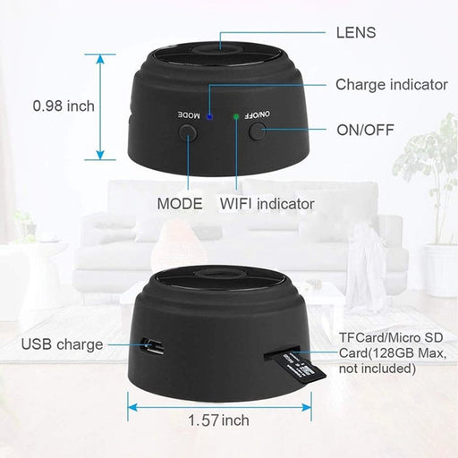 Mini Wifi Camera 1080P Night Vision - Nerdpic