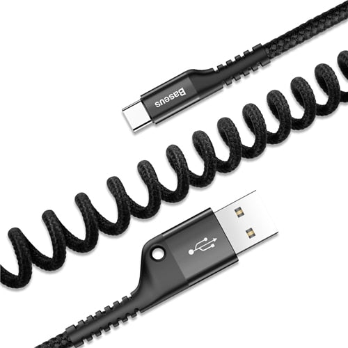 Spring USB Type C Cable - Nerdpic
